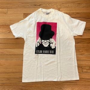 Elton John The World 1989-1990 Tour Shirt